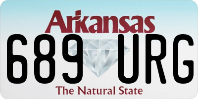 AR license plate 689URG