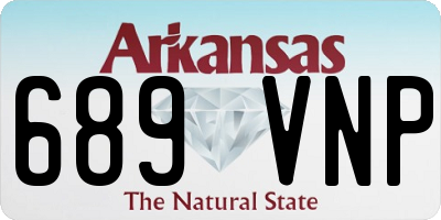 AR license plate 689VNP