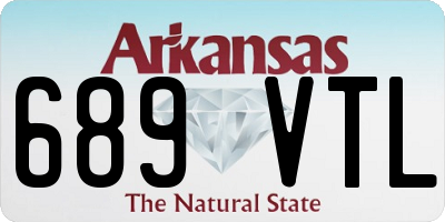 AR license plate 689VTL