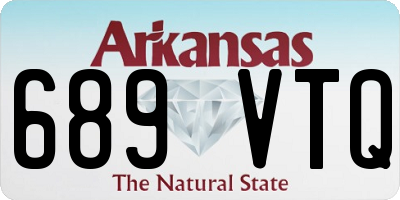 AR license plate 689VTQ