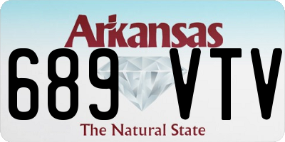 AR license plate 689VTV
