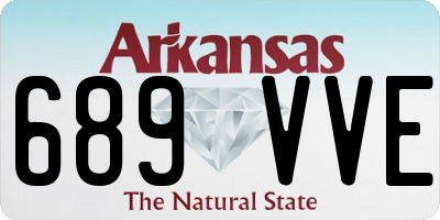 AR license plate 689VVE
