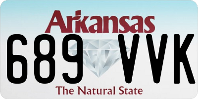 AR license plate 689VVK