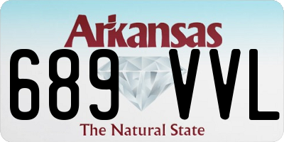 AR license plate 689VVL