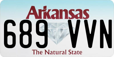 AR license plate 689VVN