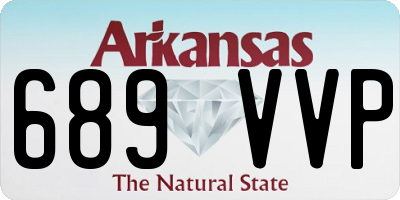 AR license plate 689VVP