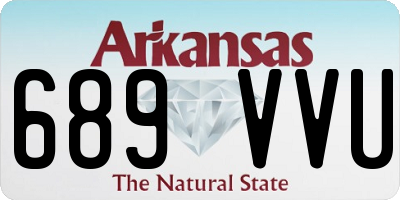 AR license plate 689VVU