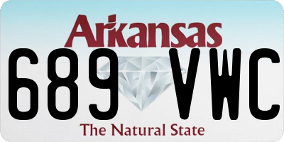 AR license plate 689VWC