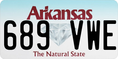 AR license plate 689VWE