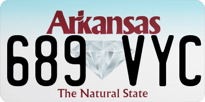 AR license plate 689VYC