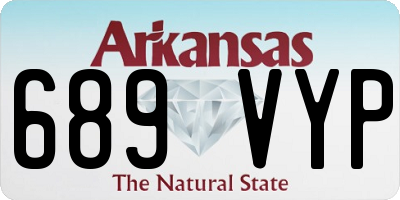 AR license plate 689VYP