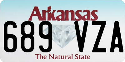 AR license plate 689VZA