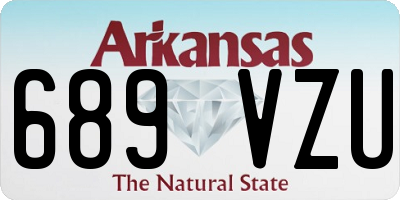 AR license plate 689VZU