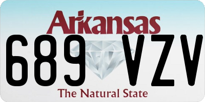 AR license plate 689VZV
