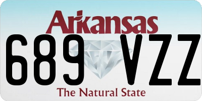 AR license plate 689VZZ