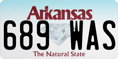 AR license plate 689WAS