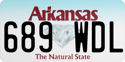 AR license plate 689WDL