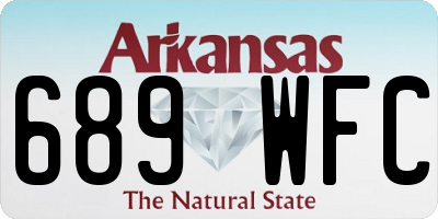 AR license plate 689WFC