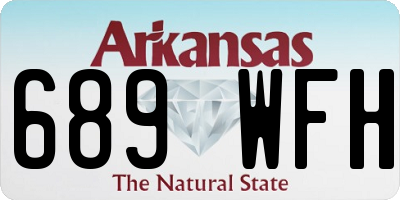 AR license plate 689WFH