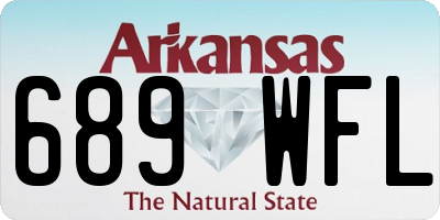 AR license plate 689WFL