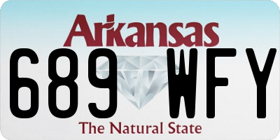 AR license plate 689WFY