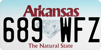 AR license plate 689WFZ