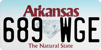 AR license plate 689WGE
