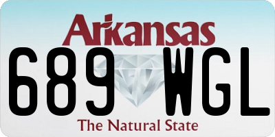 AR license plate 689WGL