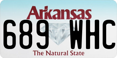 AR license plate 689WHC