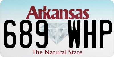 AR license plate 689WHP