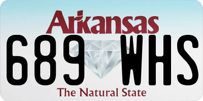 AR license plate 689WHS