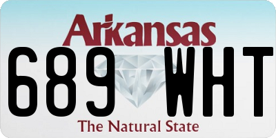 AR license plate 689WHT