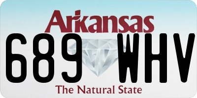 AR license plate 689WHV