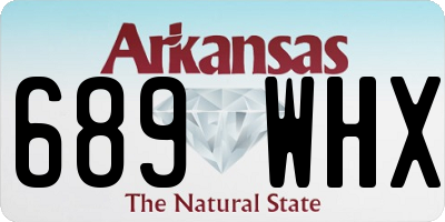 AR license plate 689WHX