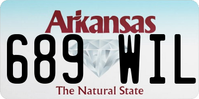 AR license plate 689WIL