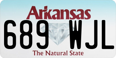 AR license plate 689WJL