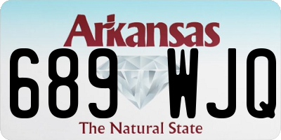 AR license plate 689WJQ