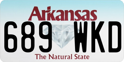 AR license plate 689WKD
