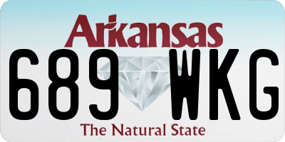 AR license plate 689WKG