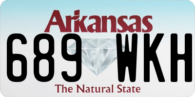 AR license plate 689WKH