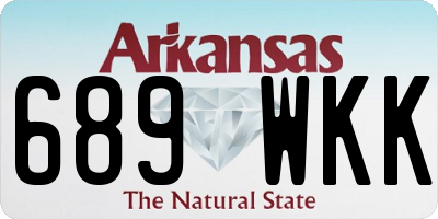 AR license plate 689WKK