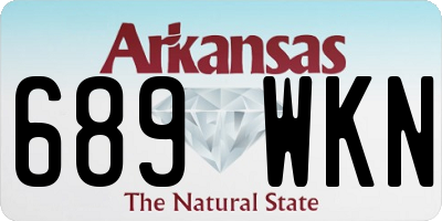 AR license plate 689WKN