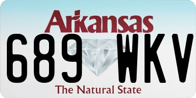 AR license plate 689WKV