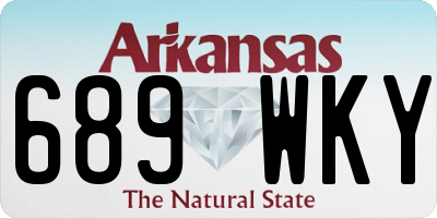 AR license plate 689WKY