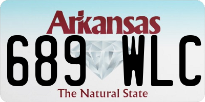AR license plate 689WLC