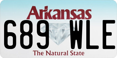 AR license plate 689WLE