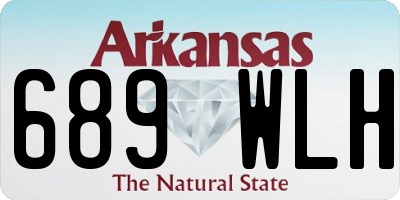 AR license plate 689WLH