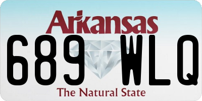 AR license plate 689WLQ