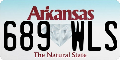 AR license plate 689WLS