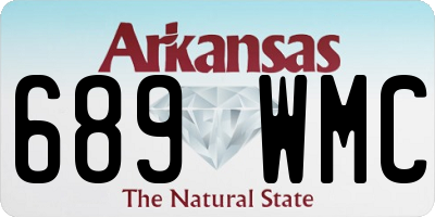 AR license plate 689WMC